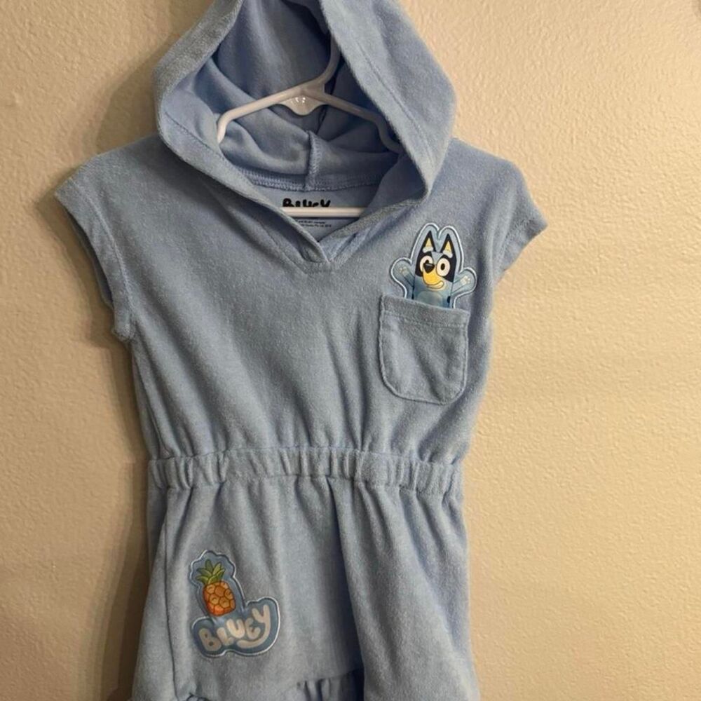 Bluey Blue Robe